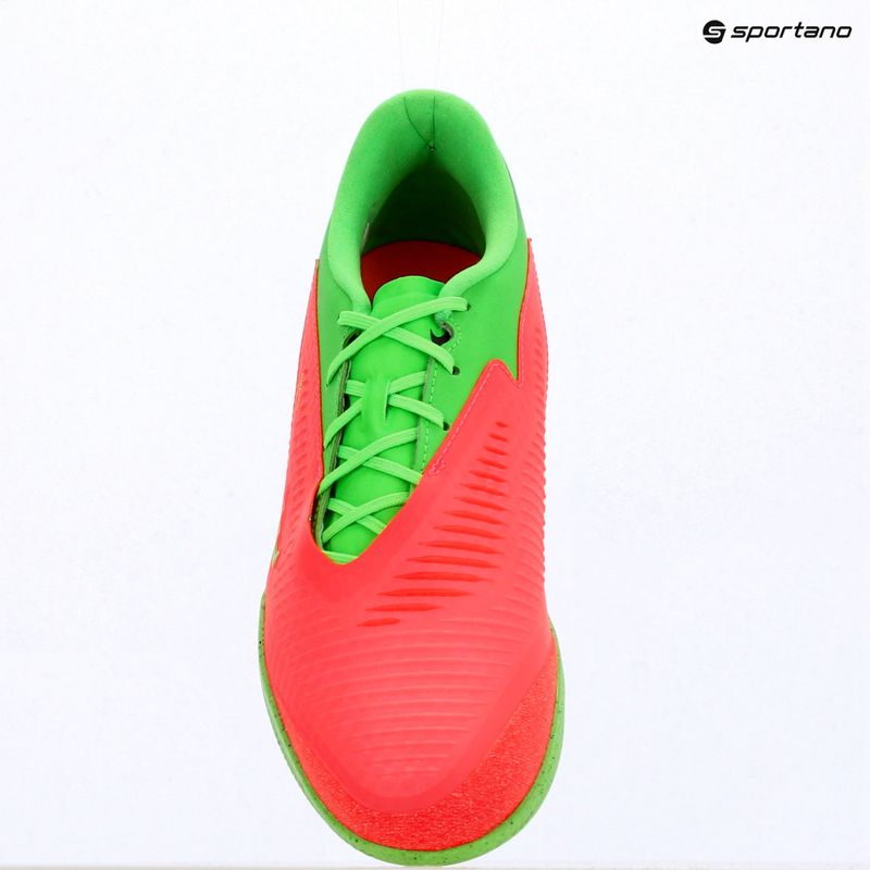 Кросівки футбольні чоловічі Nike Phantom 6 Low Academy Erling Haaland IN hot punch/green strike/black 14