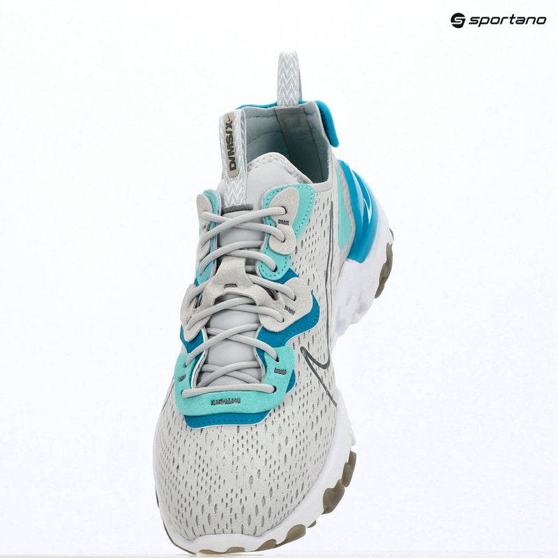 Взуття чоловіче Nike React Vision pure platinum/aquamarine/smoke grey 14