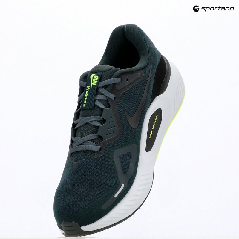 Чоловічі бігові кросівки Nike Structure 26 Wide seaweed/volt/pure platin 9