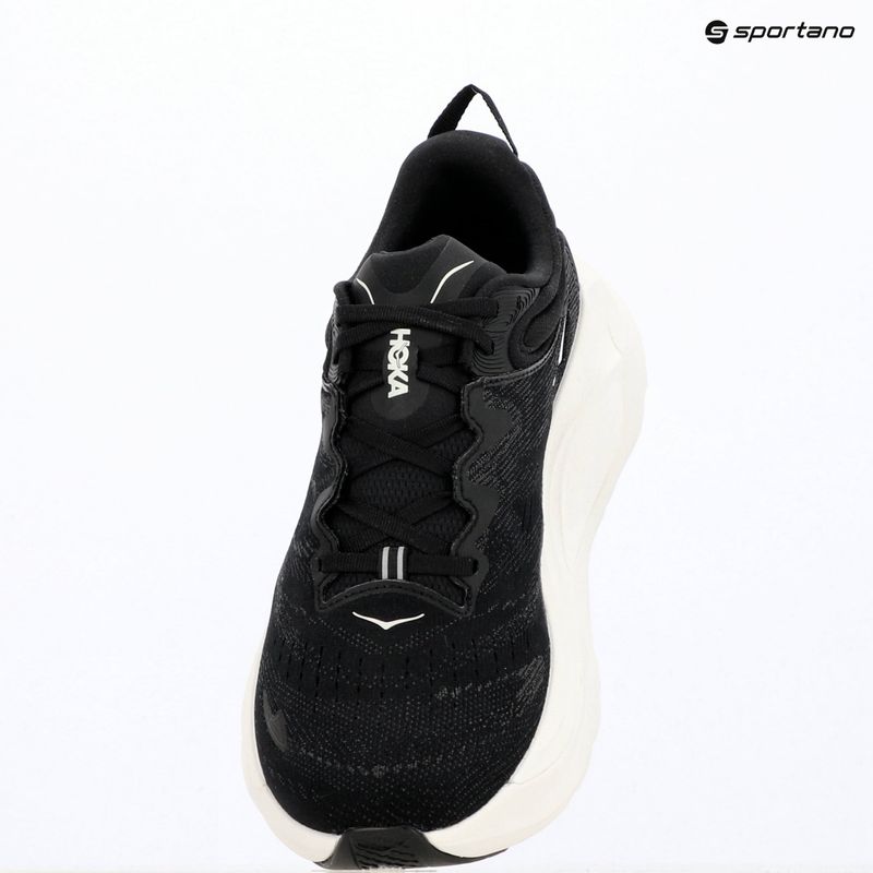 Кросівки для бігу чоловічі HOKA Gaviota 6 black/white 18