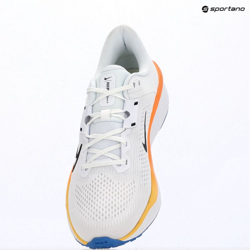 Кросівки для бігу чоловічі Nike Quest 6 white/blue crystal/total orange/off noir 13