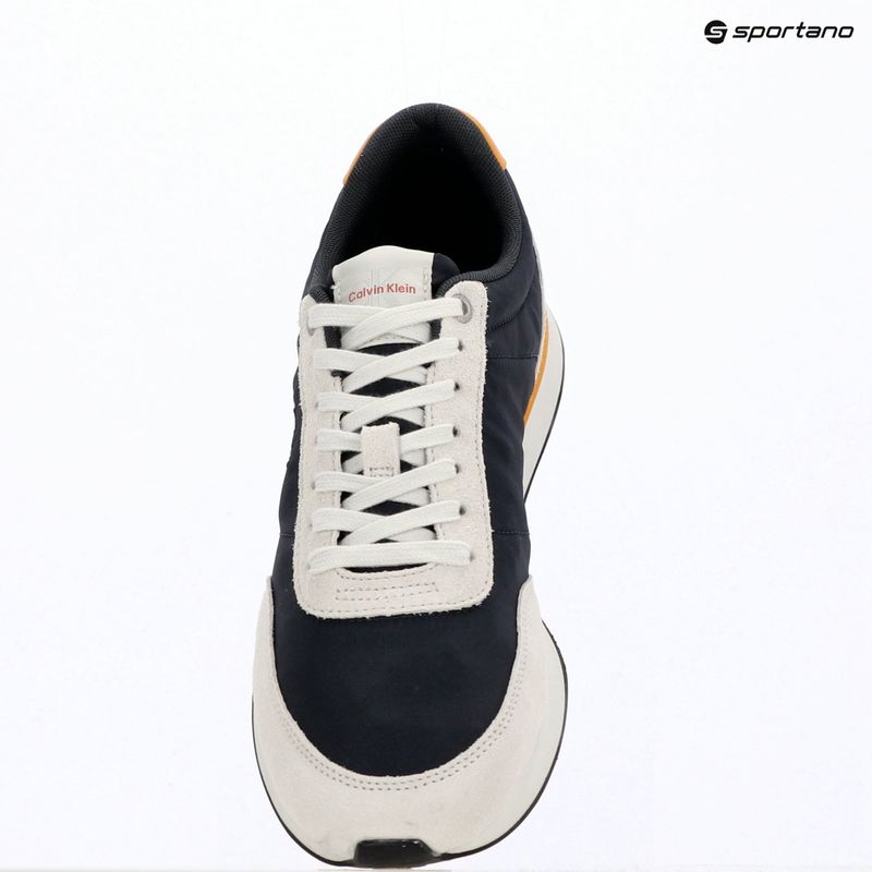 Взуття чоловіче Calvin Klein YM0YM01361 Retro Runner Ess Mix Mat vaporous white/casual bluee/cooling 9