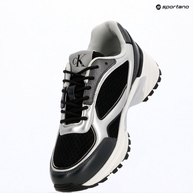 Взуття чоловіче Calvin Klein YM0YM01402 Hike Runner Laceup Mesh Mix black/silver 9