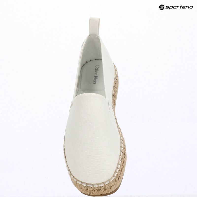 Еспадрильї жіночі Calvin Klein HW0HW02931 Oblique Canvas Off White 9