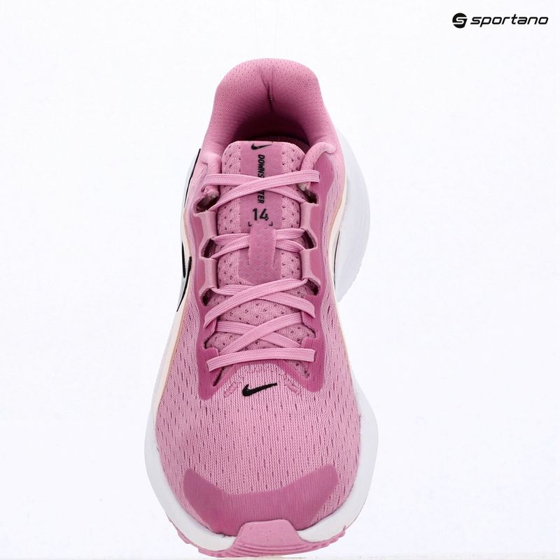 Кросівки для бігу жіночі Nike Downshifter 14 light magenta/off noir/white/black 14
