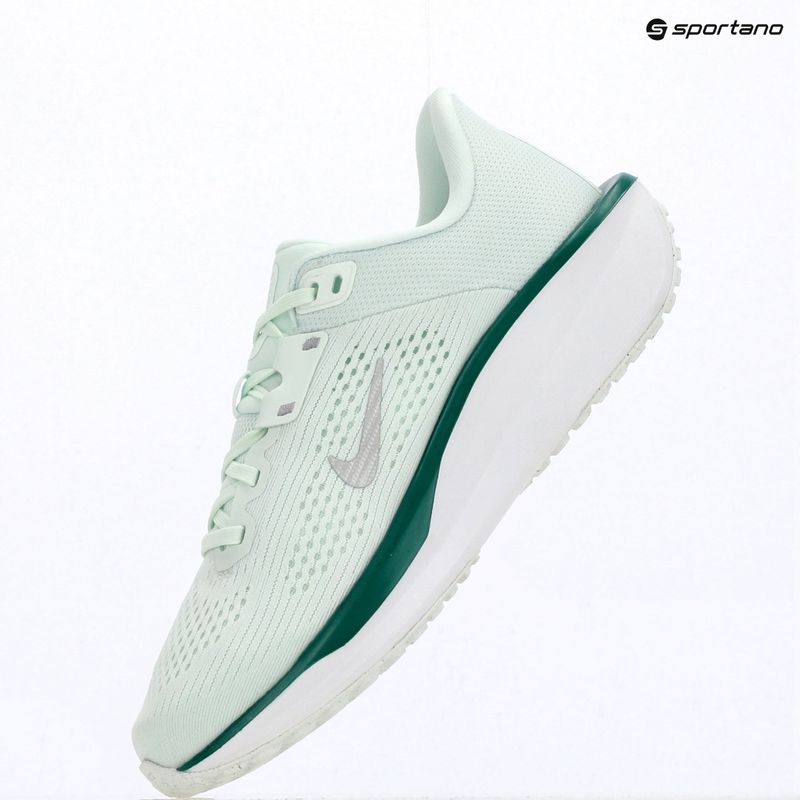 Кросівки для бігу жіночі Nike Quest 6 barely green/white/metallic silver 14