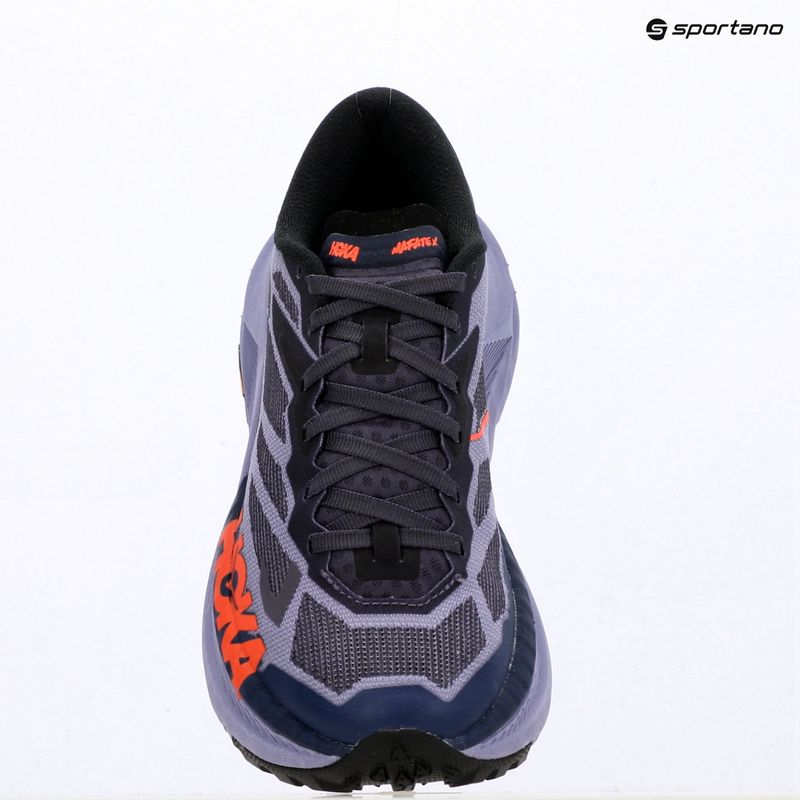 Кросівки для бігу жіночі HOKA Mafate X berry jam/squid ink 17