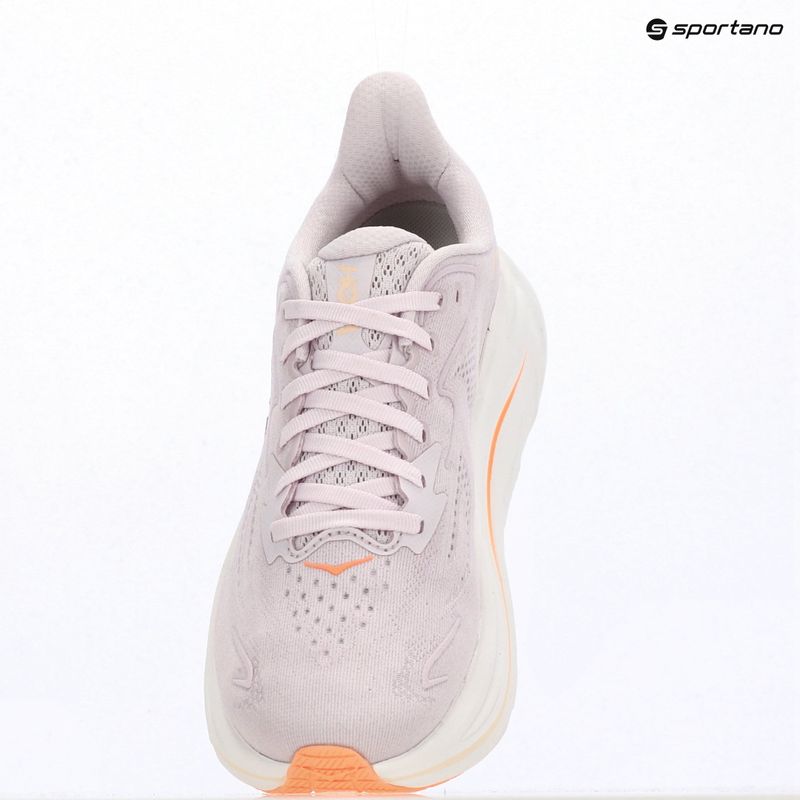 Кросівки для бігу жіночі HOKA Clifton 10 lilac cream/tangerine glow 18