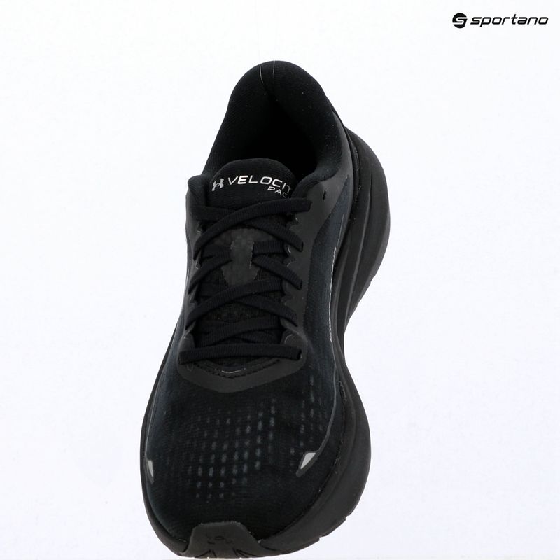 Кросівки для бігу чоловічі Under Armour Velociti Pace black/black/metallic silver 10