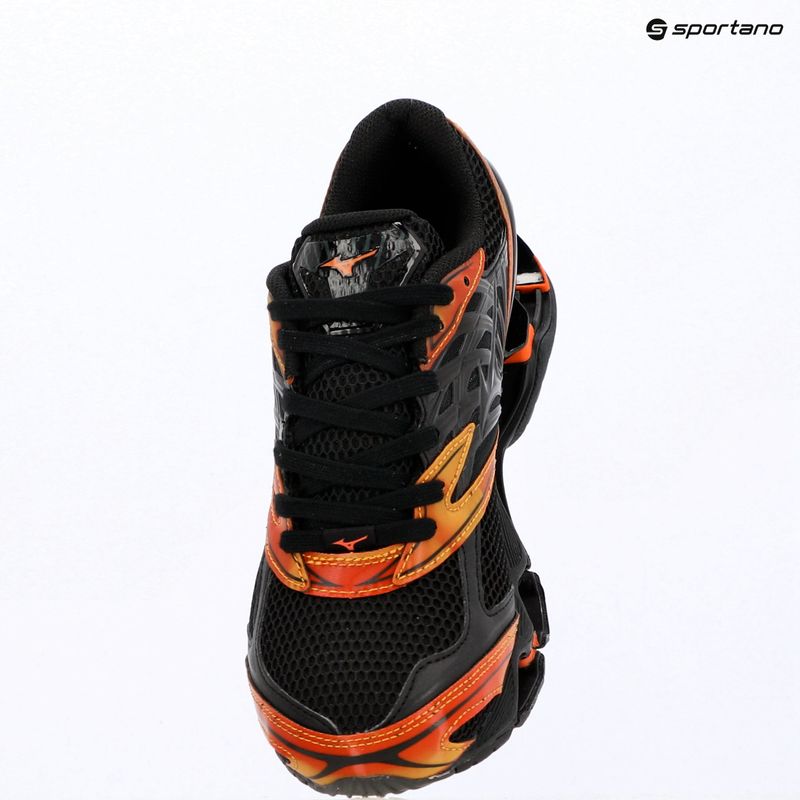 Кросівки Mizuno Wave Prophecy LS black sand/black/autumn sunset 14