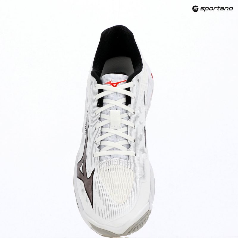 Кросівки волейбольні Mizuno Wave Lightning Elite white/black/fiery red 15