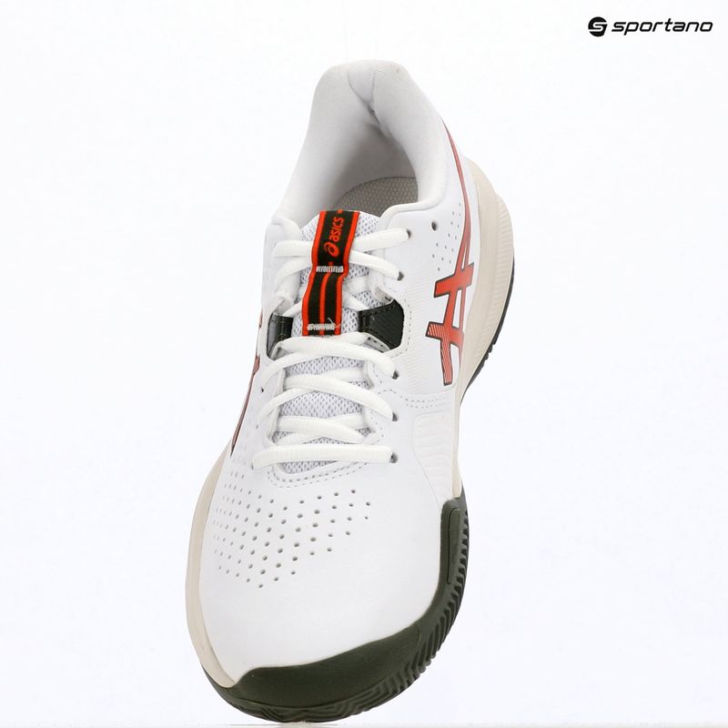 Кросівки тенісні чоловічі ASICS Gel-Challenger 15 Clay white/cherry tomato 9