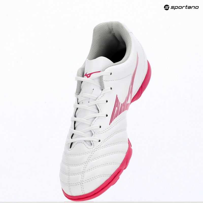 Кросівки футбольні дитячі Mizuno Monarcida Neo III Select Jr AS white/fuchsia purple 12