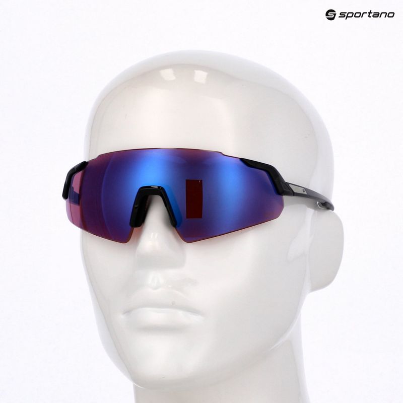 Окуляри сонцезахисні Alpina Turbo Air Q-Lite black matt/blue mirror/pink 7