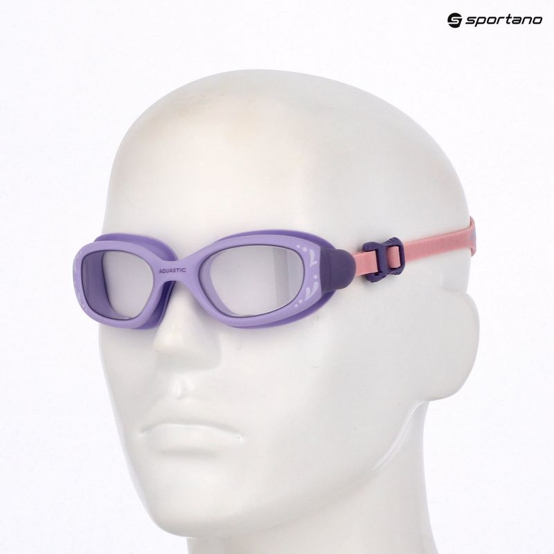 Окуляри для плавання дитячі AQUASTIC Spinny purple 13