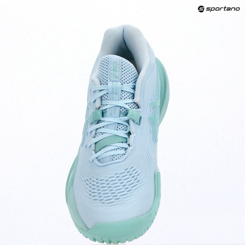 Кросівки тенісні жіночі ASICS Gel-Resolution X light blue/oasis green 9