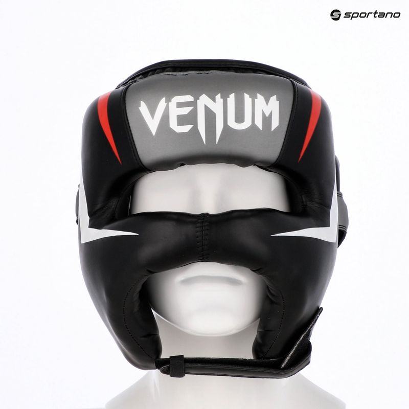 Шолом боксерський Venum Elite Iron black/red 3