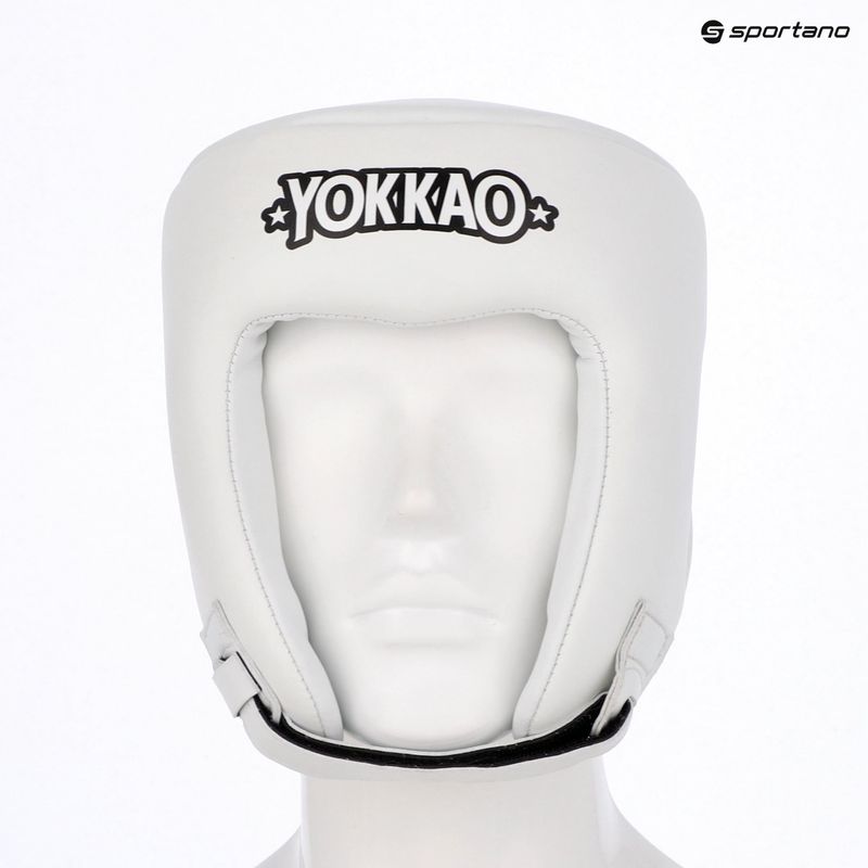 Шолом боксерський YOKKAO Competition white 11