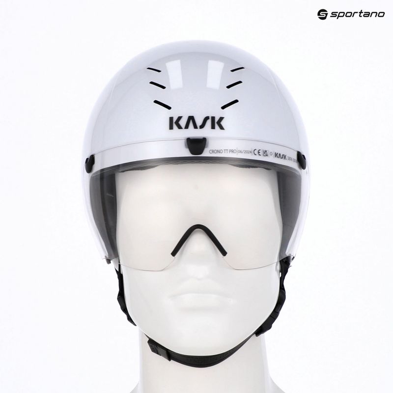 Шолом велосипедний KASK Bambino Pro white/clear 19