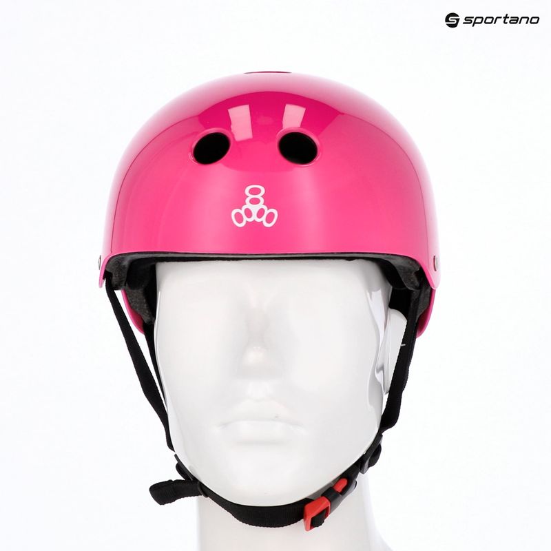 Шолом Triple Eight The Certified Sweatsaver pink glossy 6