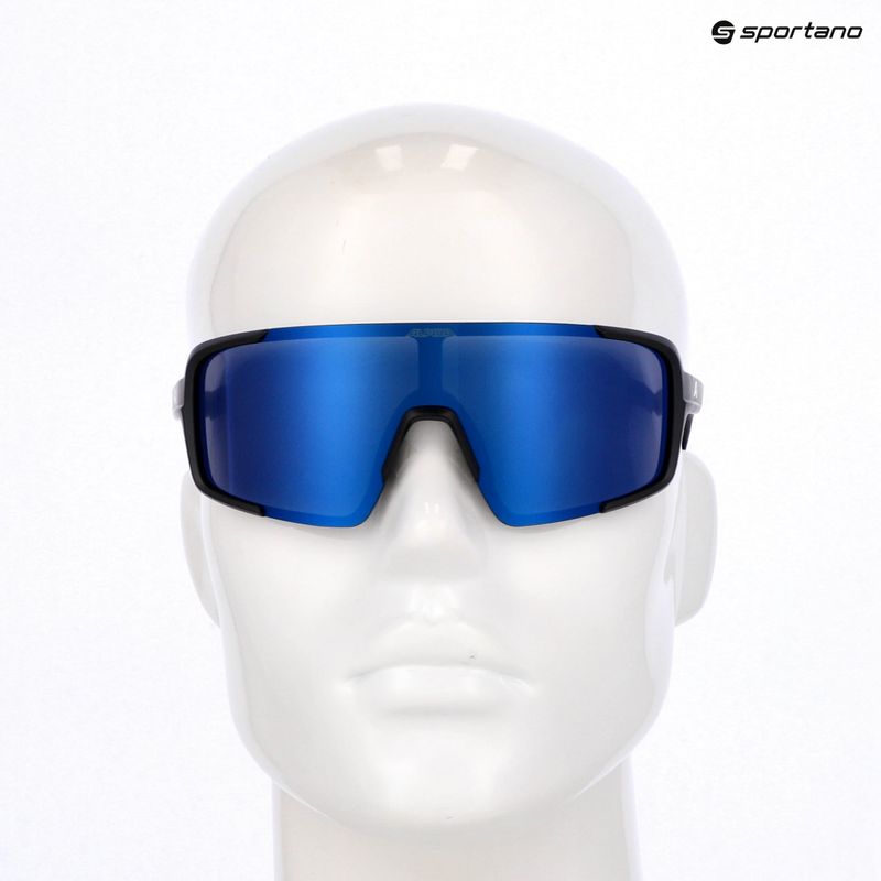Окуляри сонцезахисні Alpina Lumin black matt/blue mirror 7
