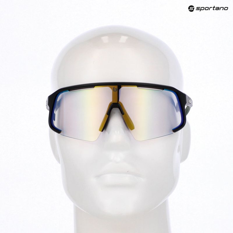 Окуляри сонцезахисні Bollé Speedchaser black matte/phantom clear green photochromic 3