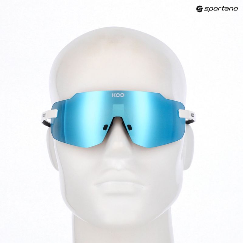 Окуляри сонцезахисні Koo САПernova white/turquoise mirror 5