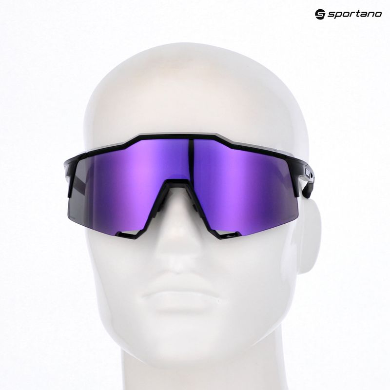 Окуляри сонцезахисні 100% Speedcraft polished black/hiper polarized lavender mirror 6