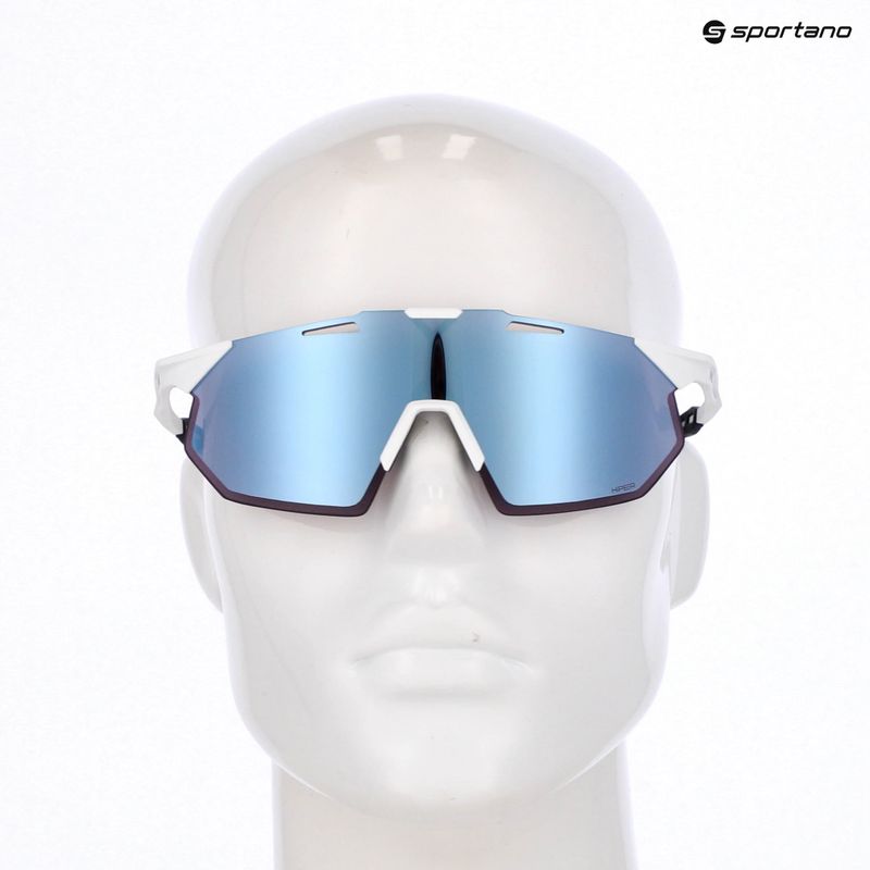 Окуляри сонцезахисні 100% Hypercraft SQ soft tact white/hiper blue multilayer 5