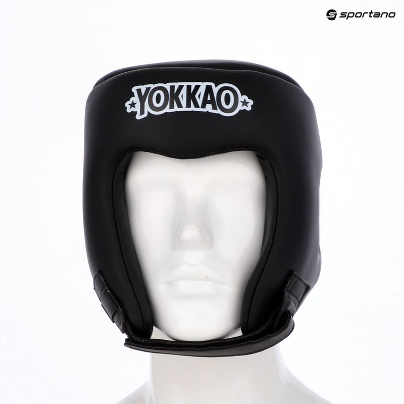 Шолом боксерський YOKKAO Competition black 11