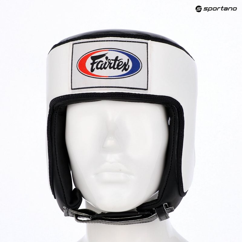 Шолом боксерський Fairtex Muay Thai & Kickboxing Competition white 6