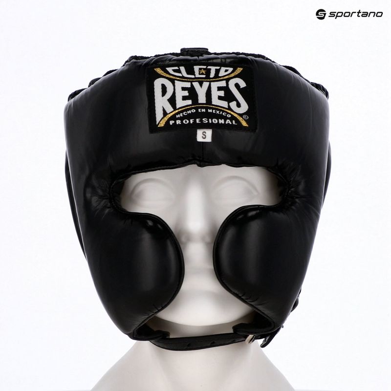 Боксерський шолом Cleto Reyes Cheek Protectors Шкіряний чорний 3