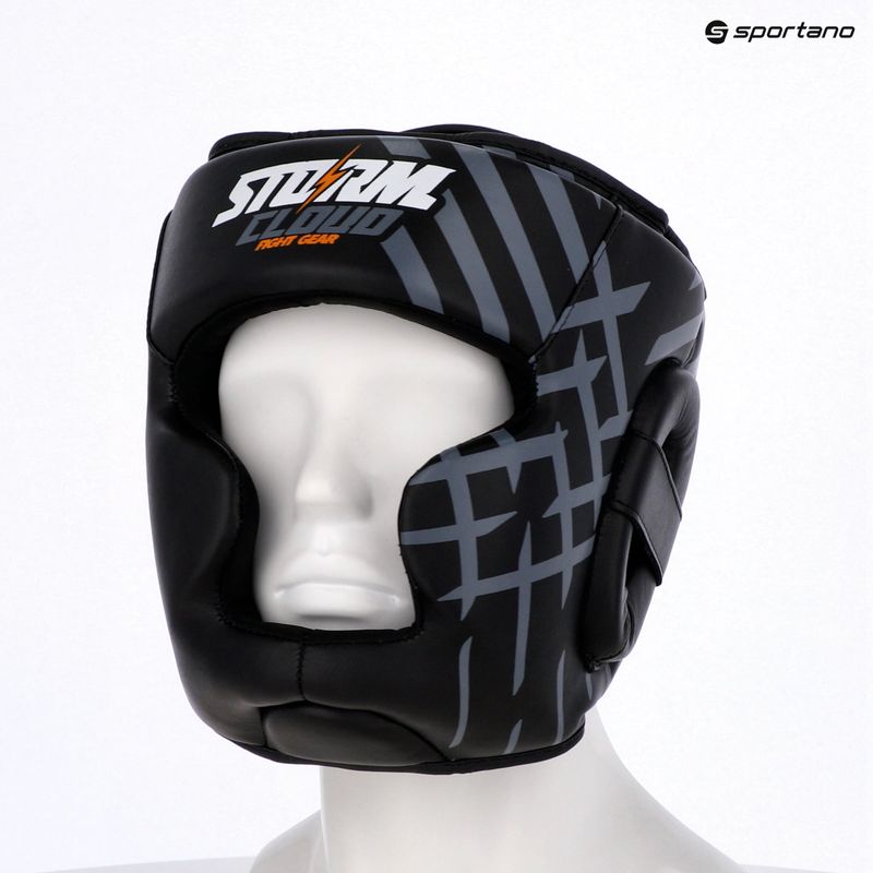 Шолом боксерський StormCloud Lynx black/grey 8
