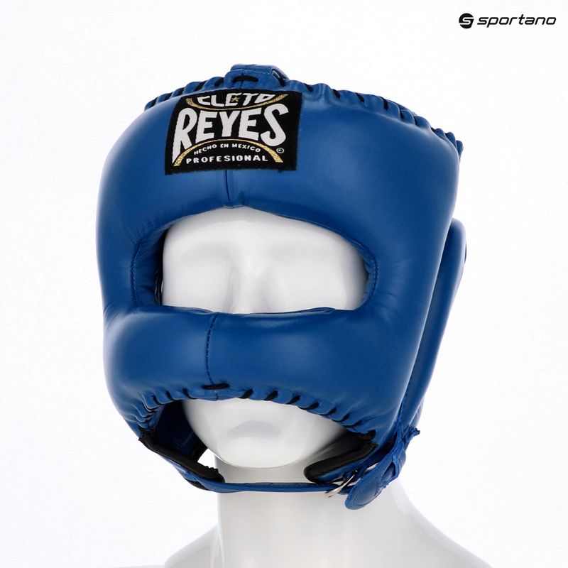 Шолом боксерський Cleto Reyes With Pointed Face Nylon Bar blue 3