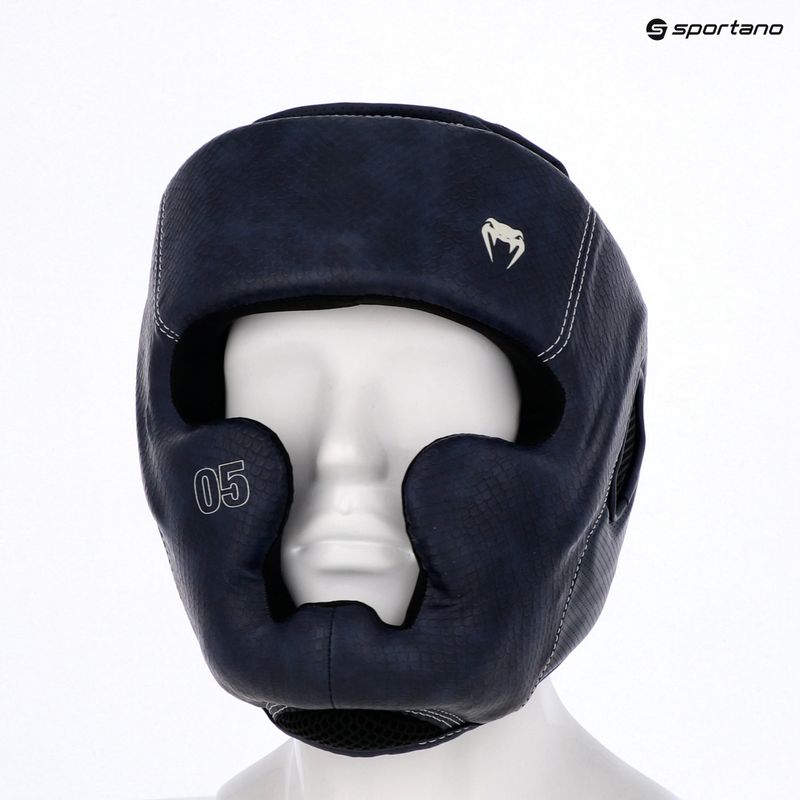 Шолом боксерський Venum Impact Evo Scales Headgear midnight blue 9