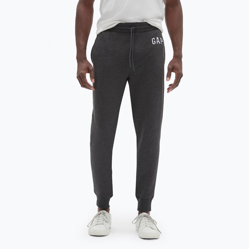 Чоловічі штани GAP V-Heritage Logo Jogger вугільно-сірі