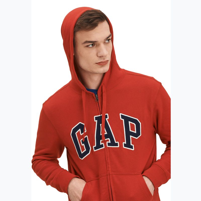 Чоловічий світшот GAP XLS FT Arch FZ HD lasalle червоний 4