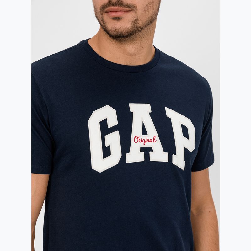 Футболка чоловіча GAP Logo Original Tee blue navy 4