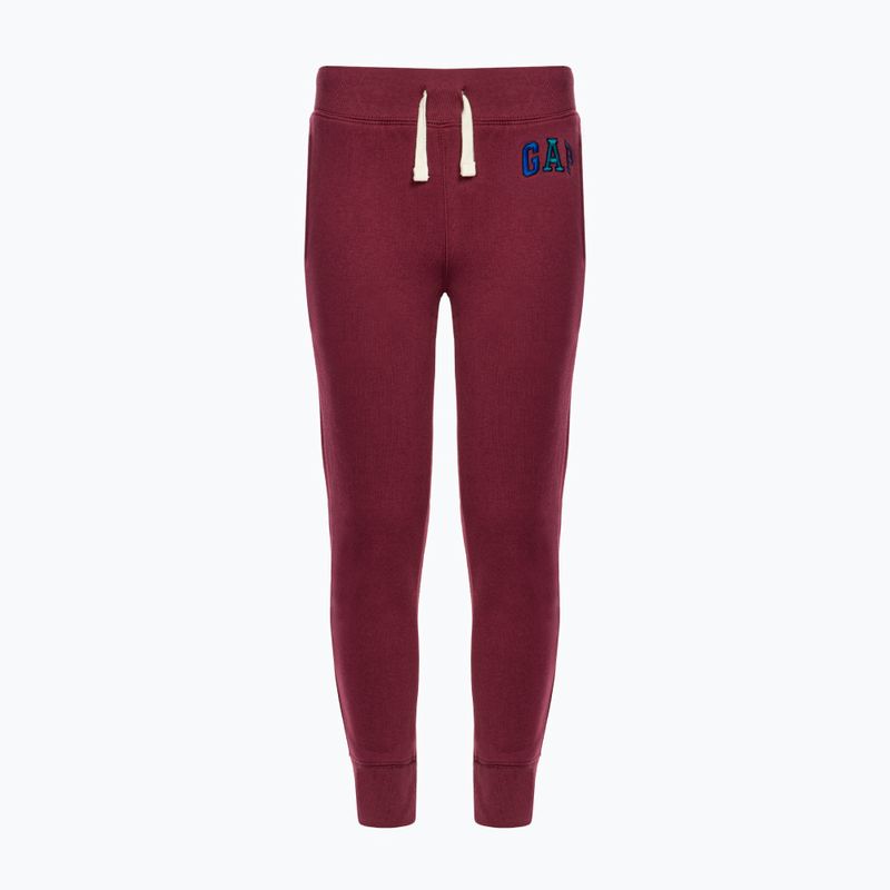 Штани дитячі GAP V-Fall Fash Logo Jogger deep garnet red