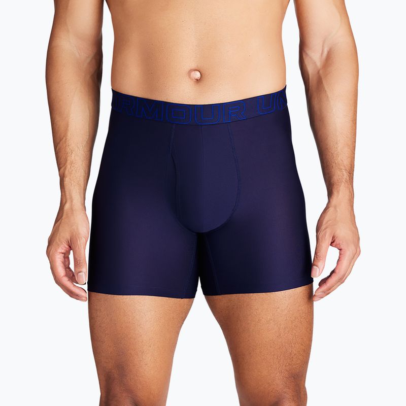 Труси чоловічі Under Armour Perf Tech Mesh 6in 3 пари midnight navy 6