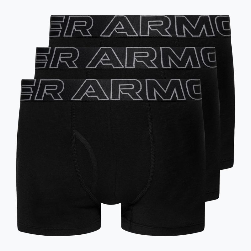 Чоловічі труси Under Armour Perf Cotton 6 3 шт чорні.