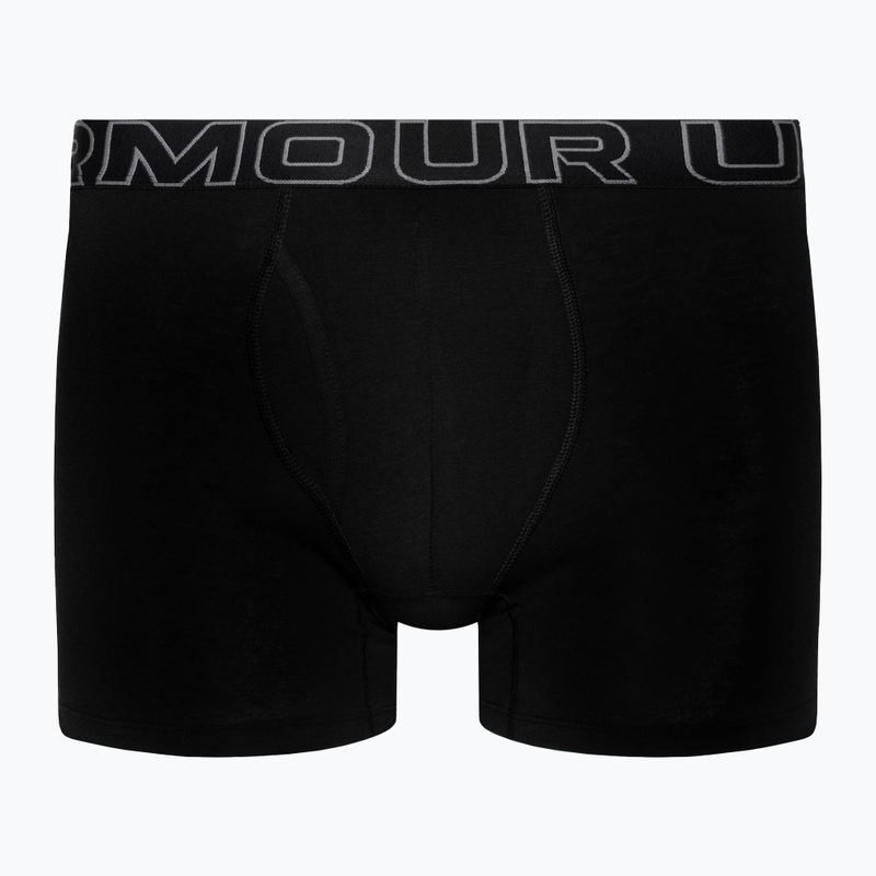 Чоловічі труси Under Armour Perf Cotton 6 3 шт чорні. 2