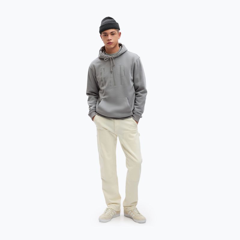 Кофта чоловіча GAP Shine Logo Hoodie pilot grey 2