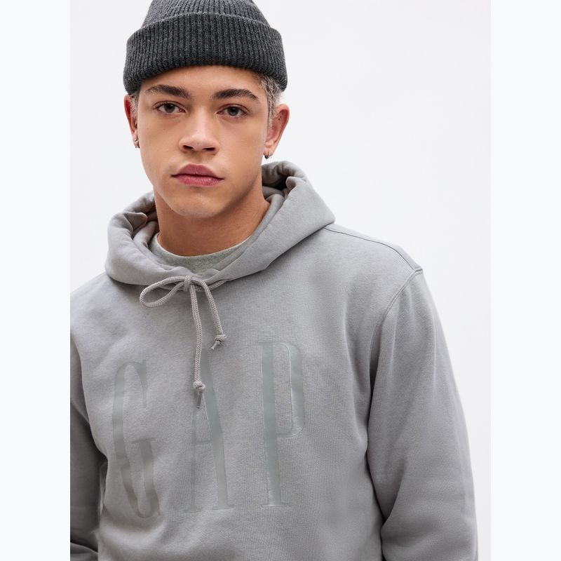 Кофта чоловіча GAP Shine Logo Hoodie pilot grey 4