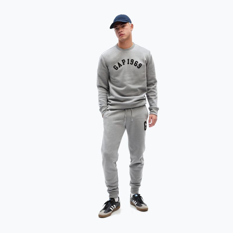 Штани чоловічі GAP 1969 Logo Jogger pilot grey 2