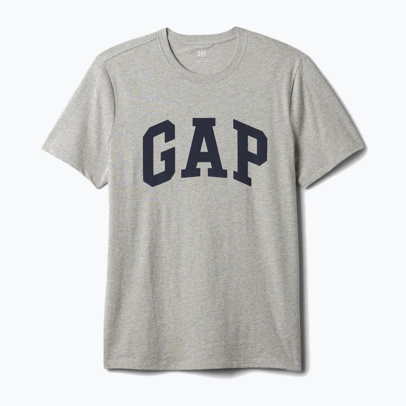 Футболка чоловіча GAP Soft Basic Logo heather grey 4