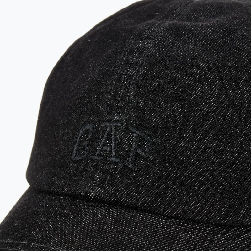 Кепка чоловіча GAP Logo BBH black denim 4