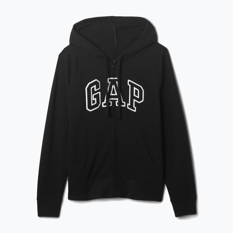 Кофта жіноча GAP French Fullzip Logo Hoodie true black 3