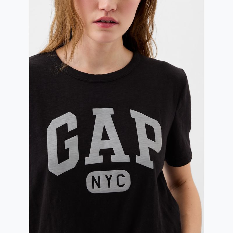 Футболка жіноча GAP Logo Slub Tee black 4