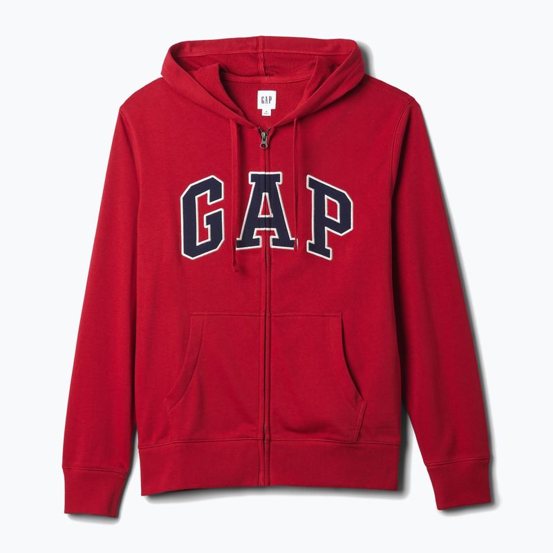 Кофта чоловіча GAP Heritage French Terry Fullzip Logo lasalle red 5